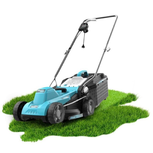 Cecotec Rasaerba Elettrico Terrenator 330 Flex. 1200W, Larghezza di Taglio 33cm, Facile Manovrabilità, Altezza di Taglio Regolabile