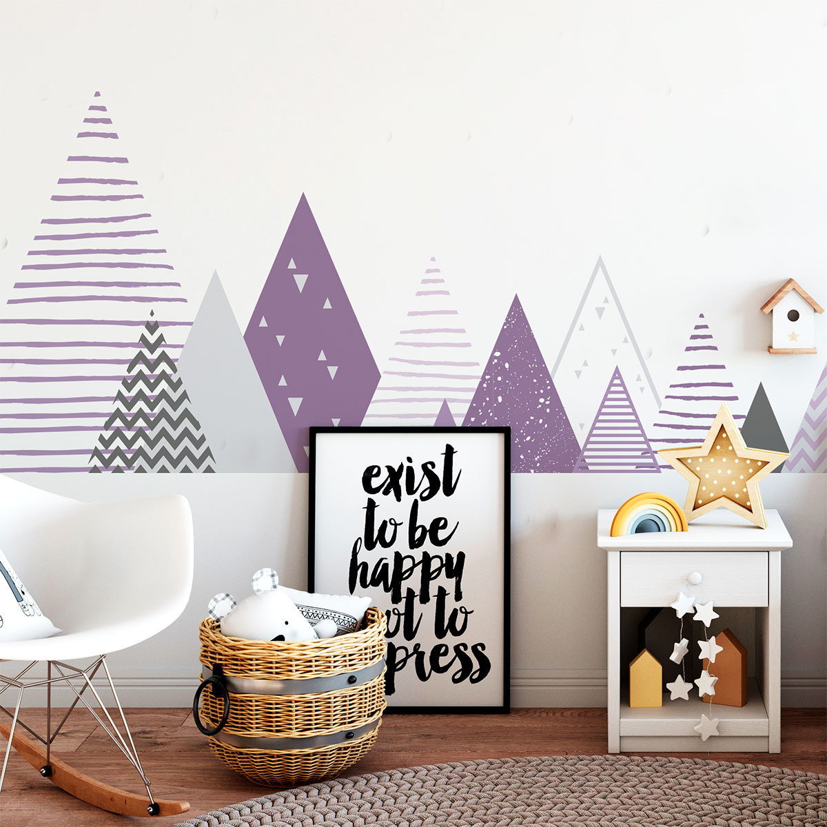 Adesivo bambino di montagna scandinavo rimkera - Sticker adesivo - adesivi murali - 120x200cm - 4