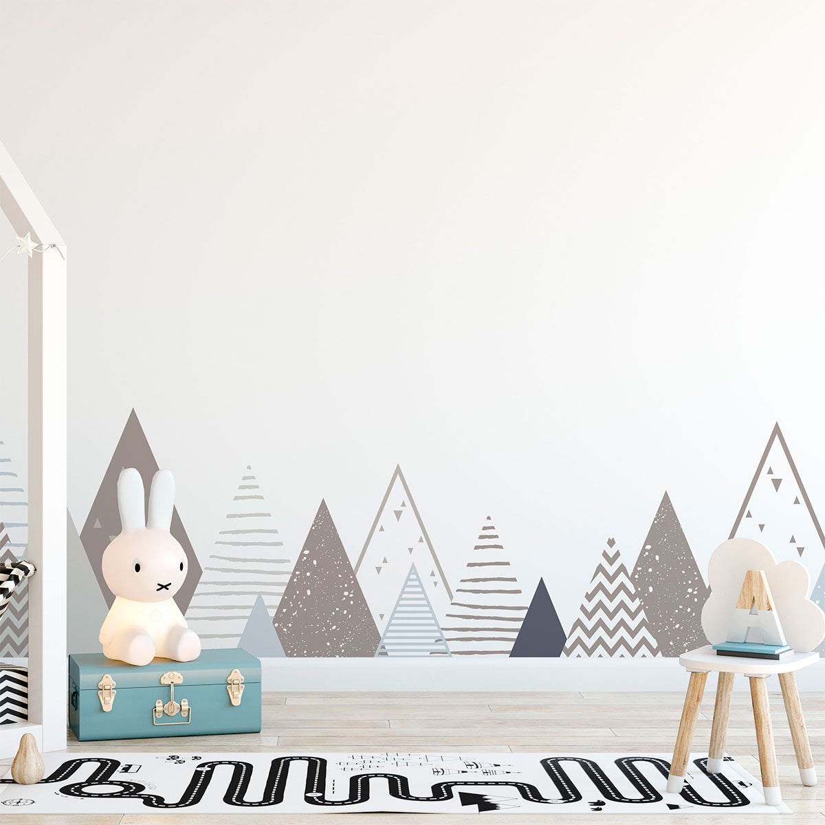 Adesivo bambino di montagna scandinavo valenrika - Sticker adesivo - adesivi murali - 70X115cm - 3