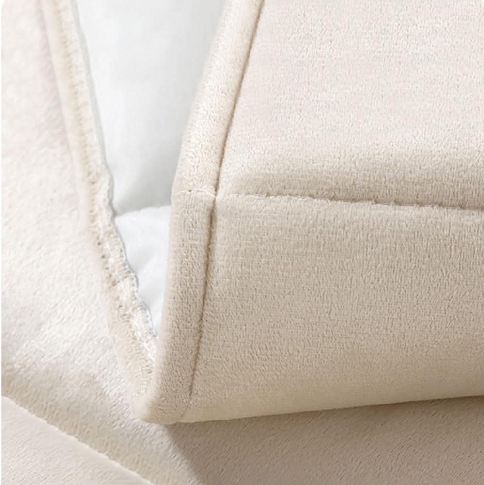 Housse Tete de Lit Extensible, Housse de Protection Tête de Lit Couleur Unie Nordique, Housse Tete de Lit, Housse de Tête de Lit pour Lits Simples Dou - 3