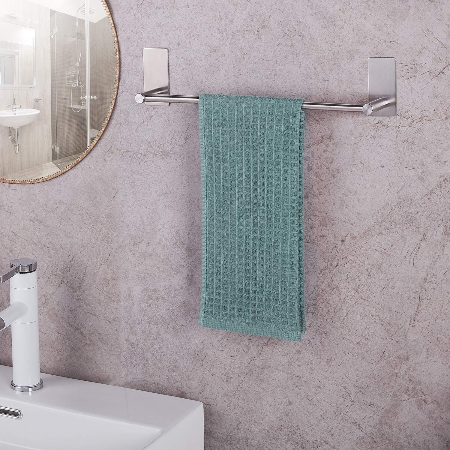 Estantes Para Baño Toallero Doble, Dailyart Toalleros De Baño Sin