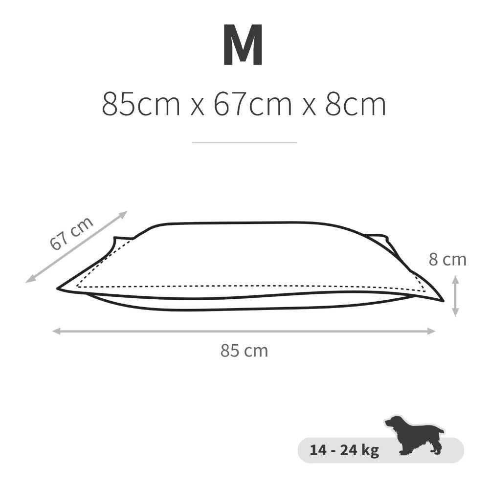 Coussin pour Chiens ou Chats, Aquaclean et Anti-taches Couleur Gris M - 2