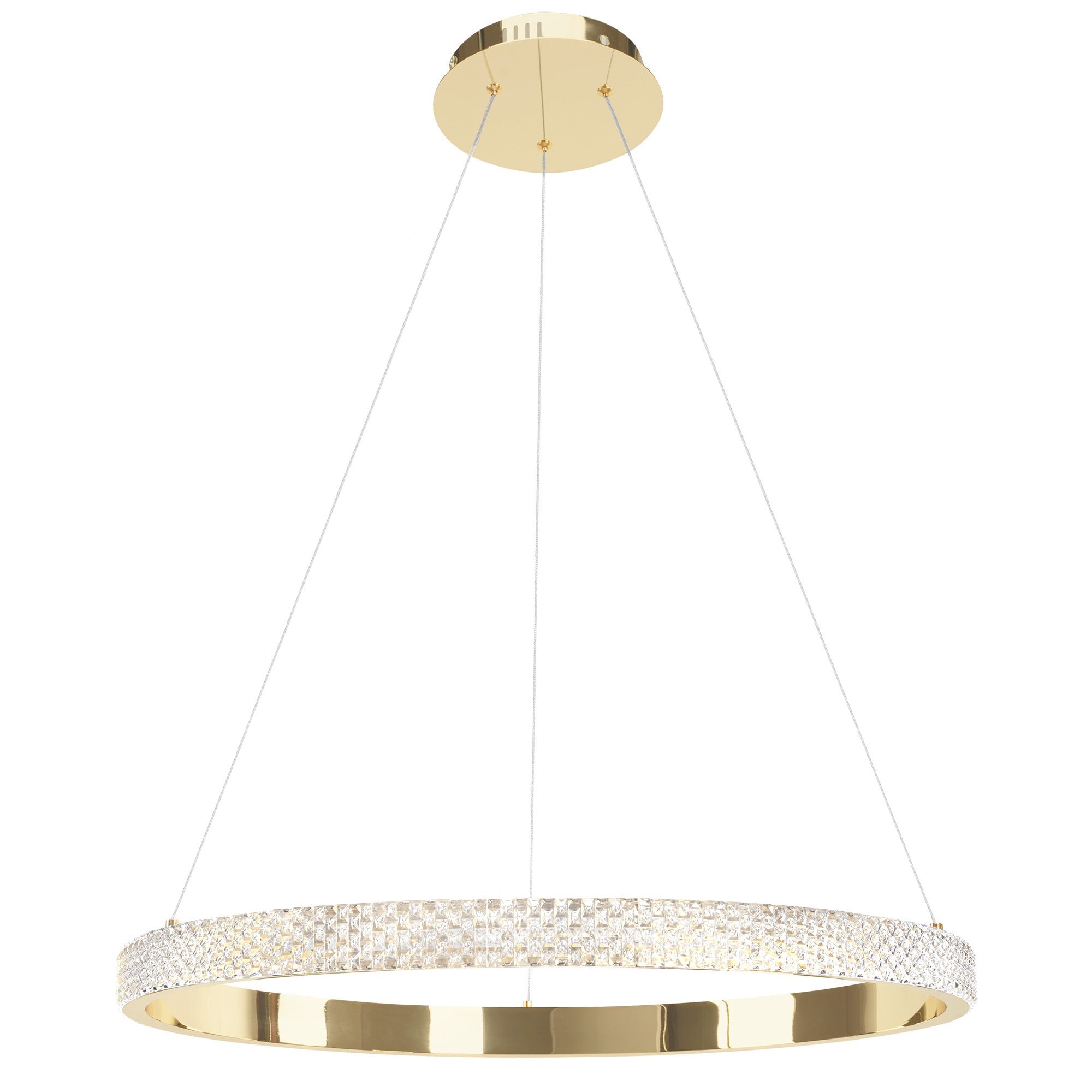 Lampa Sufitowa Wisząca Led Toolight Led App1510-Cp Złoty