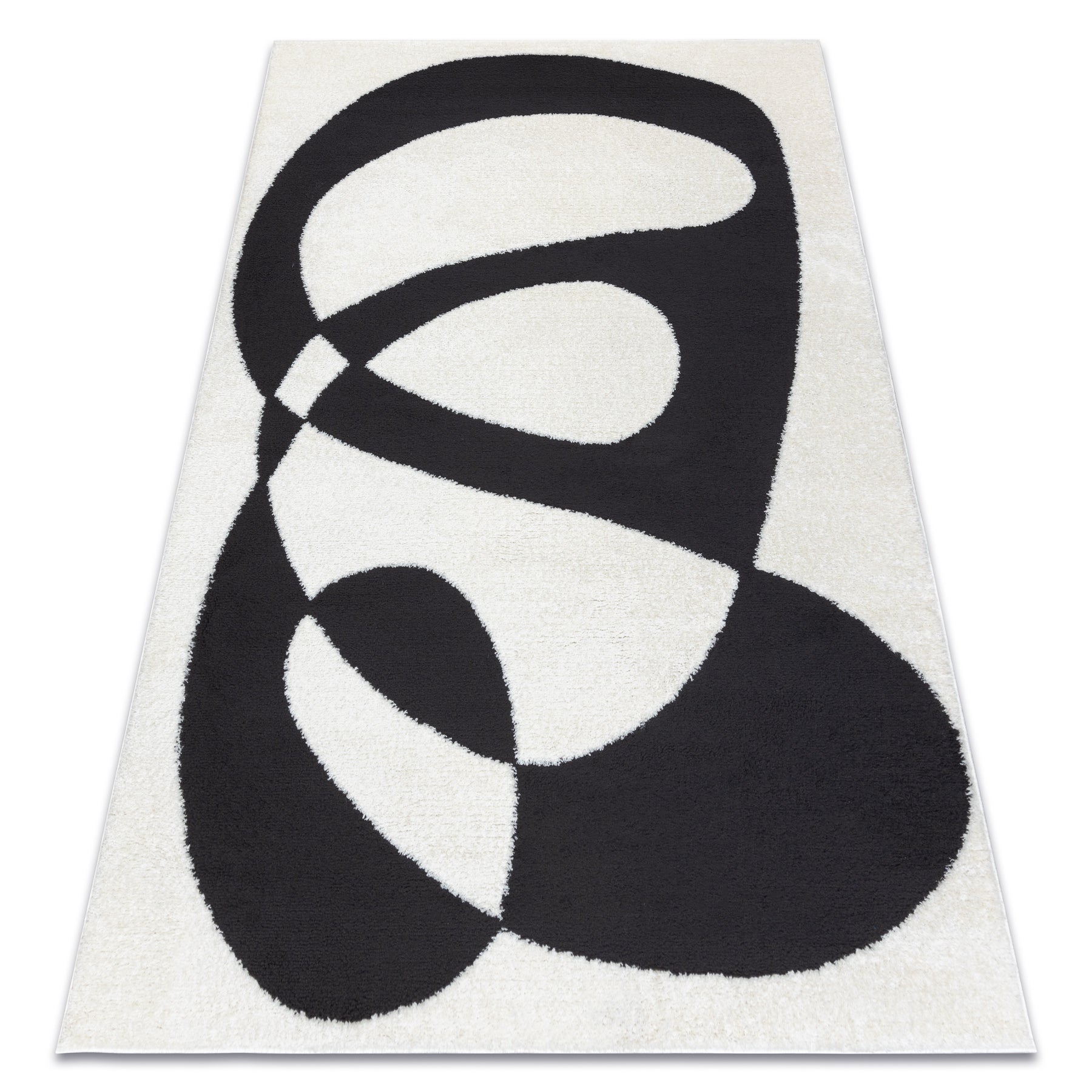 Dywan MODE 8531 abstrakcja krem / czarny 200x290 cm