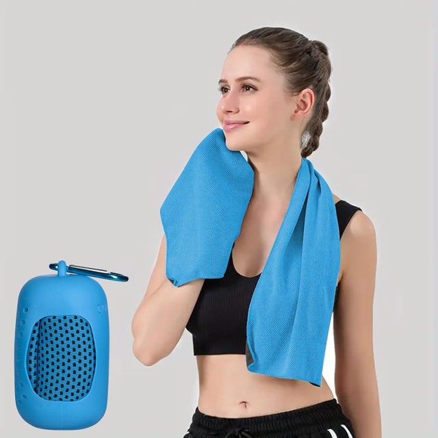 Serviette rafraîchissante, serviette de glace douce pour yoga, sport, course, entraînement, camping, et autres activités
