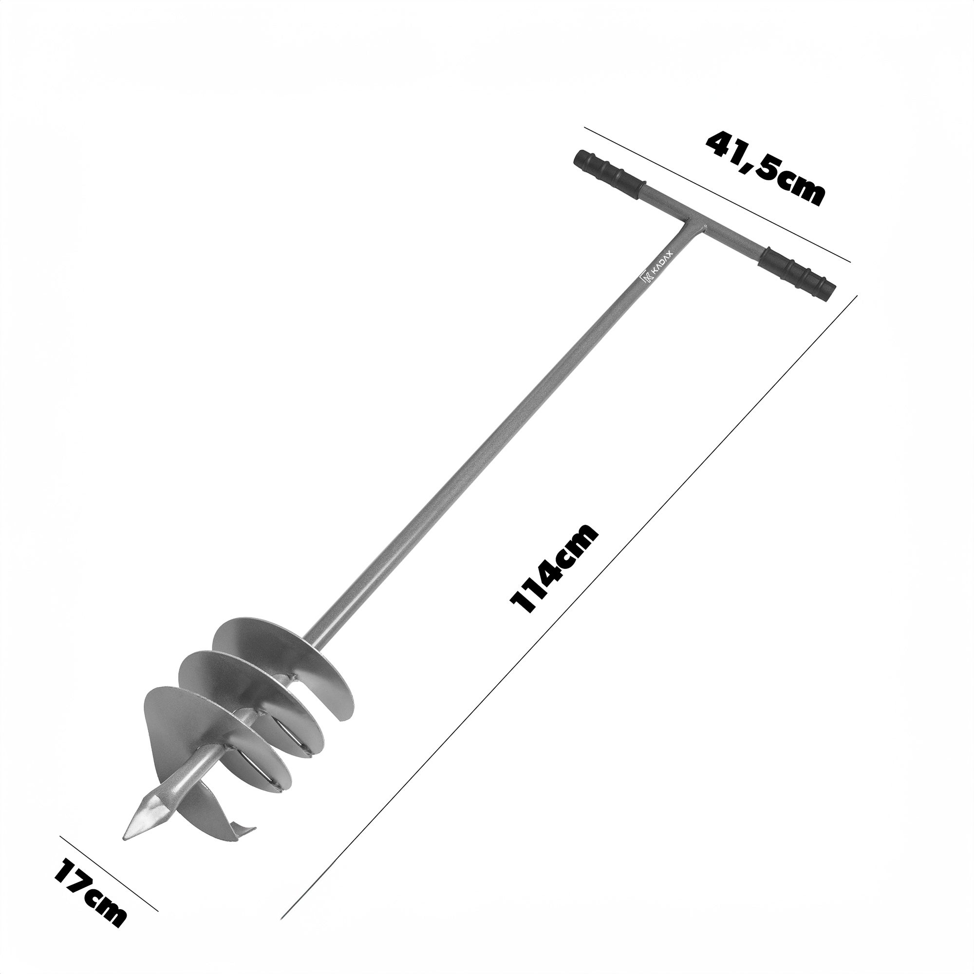 ŚWIDER RĘCZNY DO ZIEMI GLEBY WIERTNICA GLEBOWA 17cm 170mm DOŁOWNIK MOCNY - 2