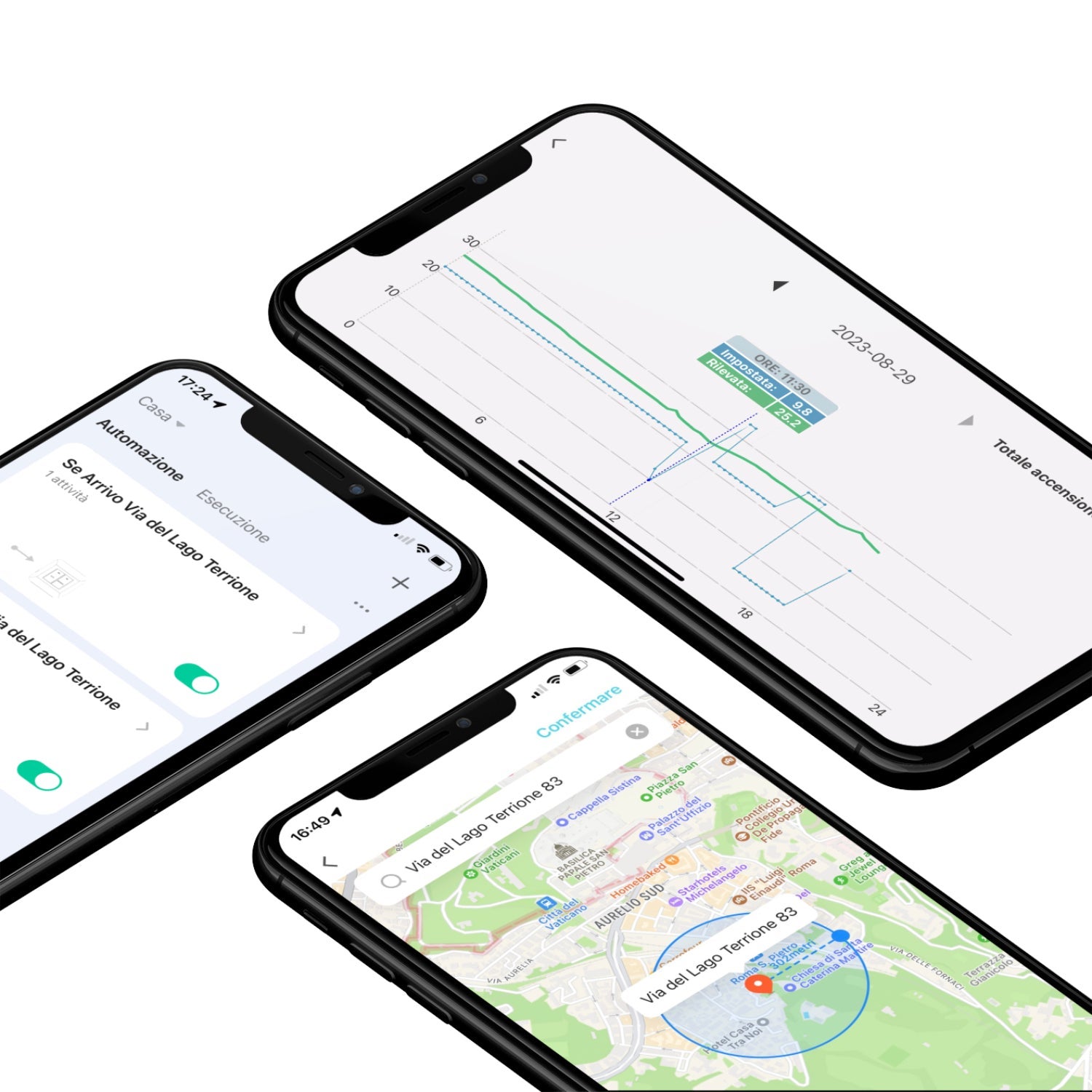 PLIKC - Neve Pro W - cronotermostato digitale wifi, gestibile con app, a parete e ad incasso - 3