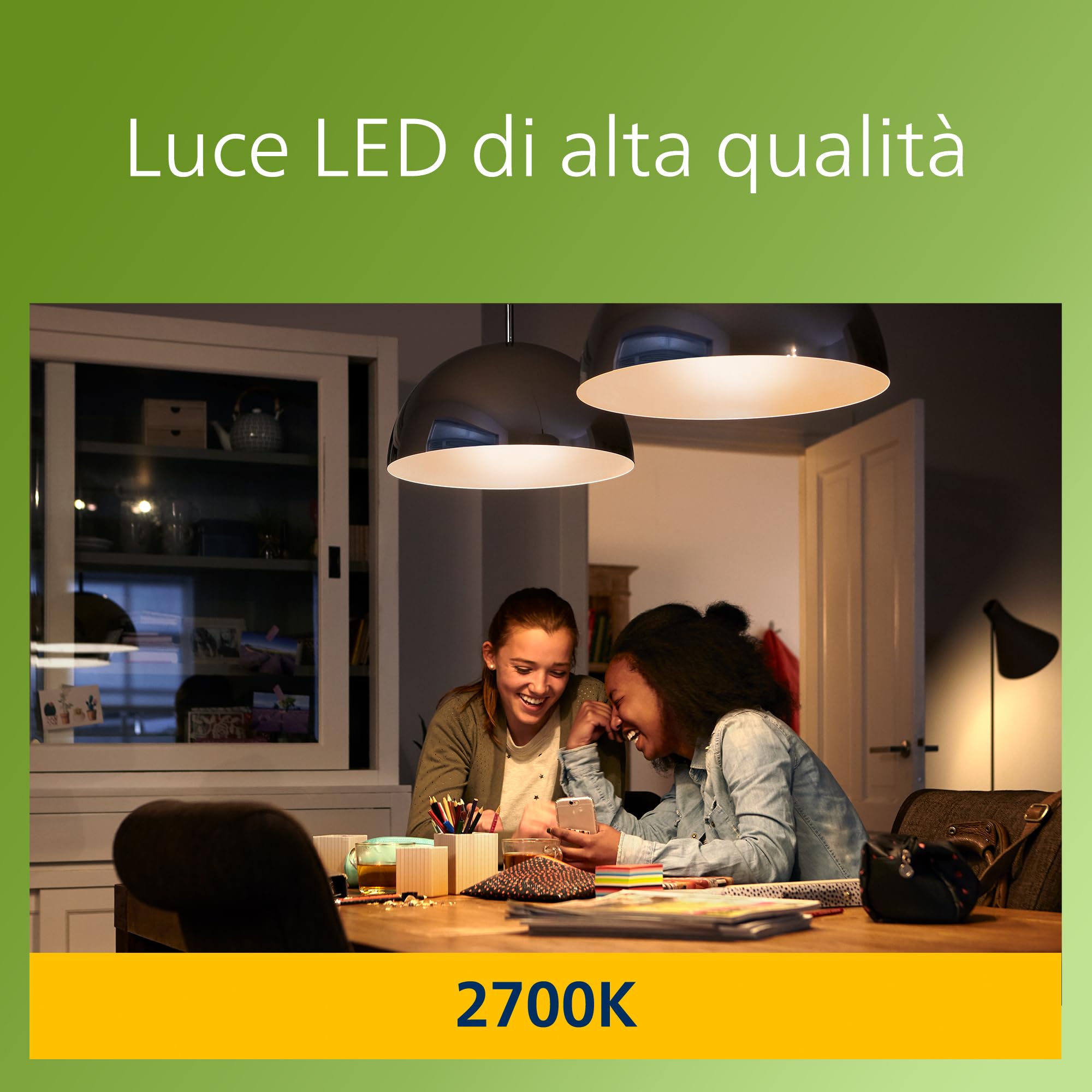 PHILIPS LED Lampadina Goccia a Filamento Classe A Ultra Efficiente, 3 Pezzi, 40W, E27, Luce Bianca Calda - 2