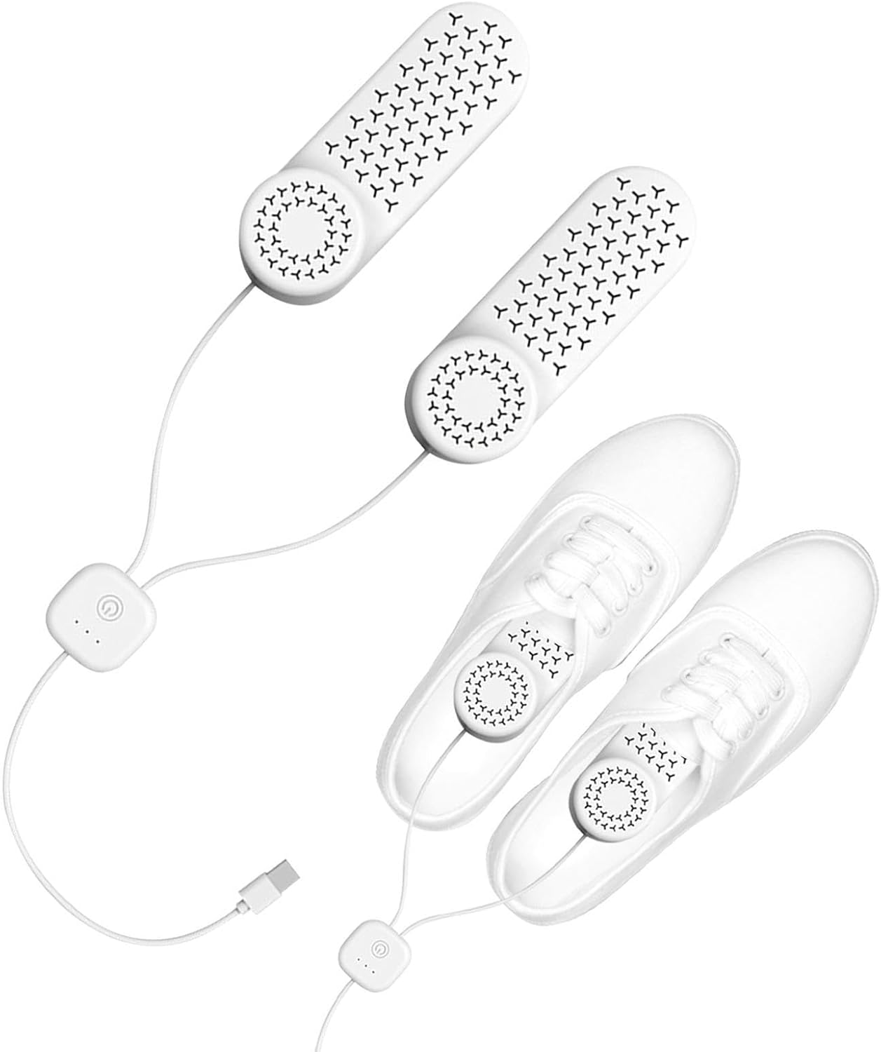 Suszarka do butów, inteligentna suszarka do butów szybkoschnąca z wentylatorem redukującym hałas, urządzenie z wieloma otworami chłodzącymi