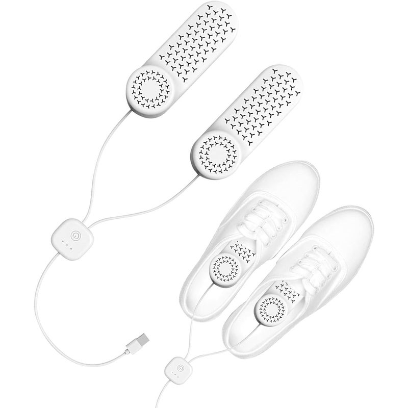 Suszarka do butów, inteligentna suszarka do butów szybkoschnąca z wentylatorem redukującym hałas, urządzenie z wieloma otworami chłodzącymi