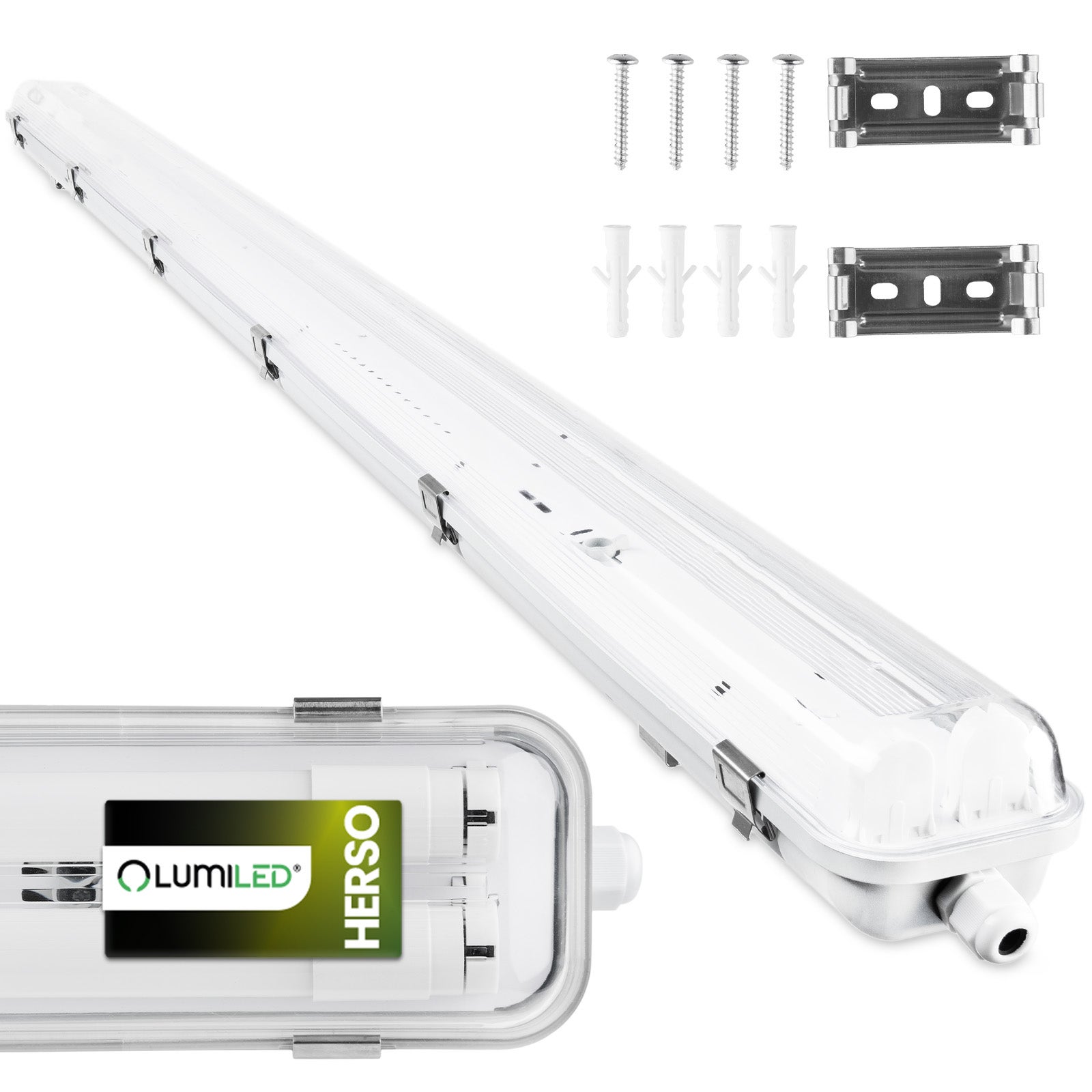 Oprawa Hermetyczna Lumiled Lampa Pyłoszczelna 150cm T8 G13 IP65 1 szt.