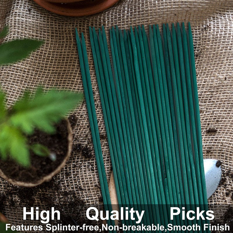 50 tiges de support pour plantes de 40 cm de long, tiges pour compositions florales, adaptées aux jardins et aux serres - 8