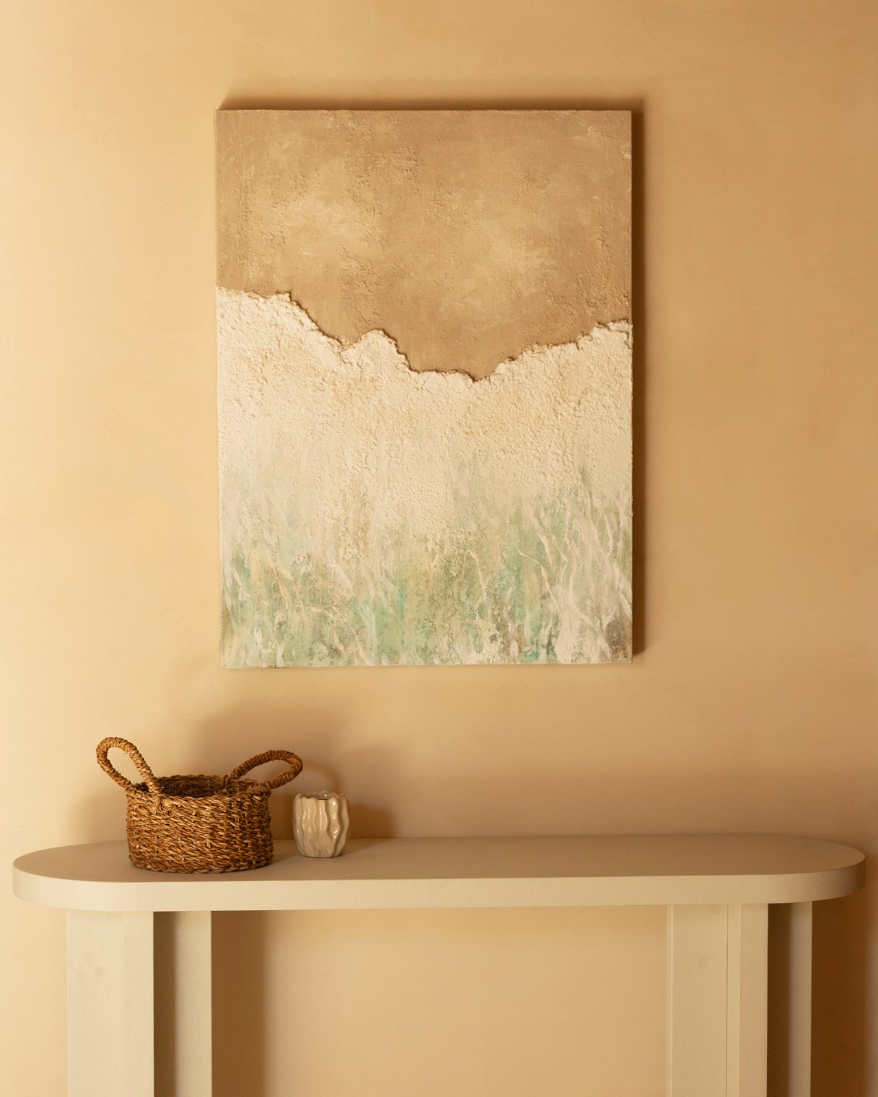 JOEL - Cuadro decorativo pintado artesanalmente al oleo sin marco 80x100cm - DECOWOOD - 3