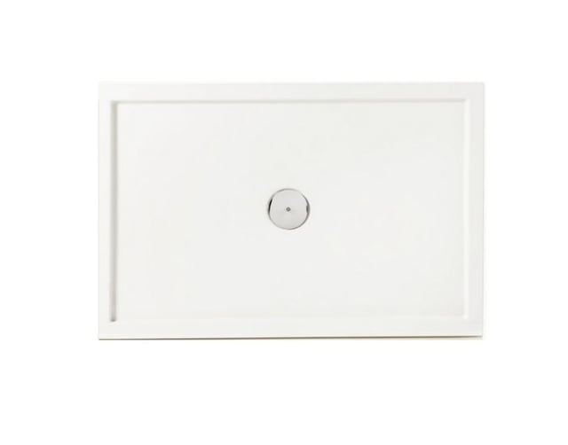 Piatto doccia 80x160 h.5 in acrilico bianco lucido di Tamanaco