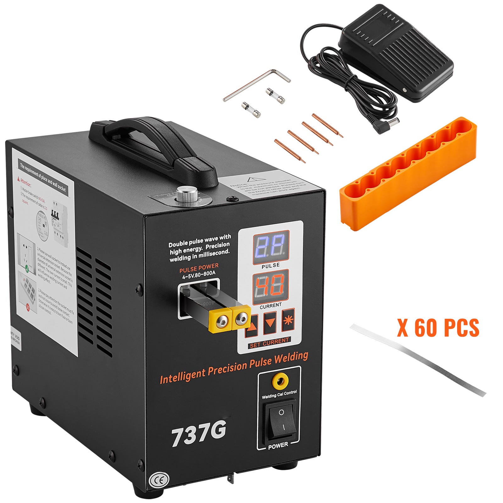 Saldatore A Punti Portatile Con Batteria - 99 Velocità Regolabili Per Batterie Litio E Riparazioni - Foto 1