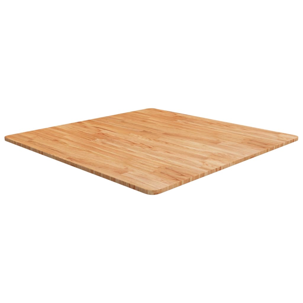 Vidaxl tablero de mesa cuadrado madera roble marrón claro 90x90x1,5 cm