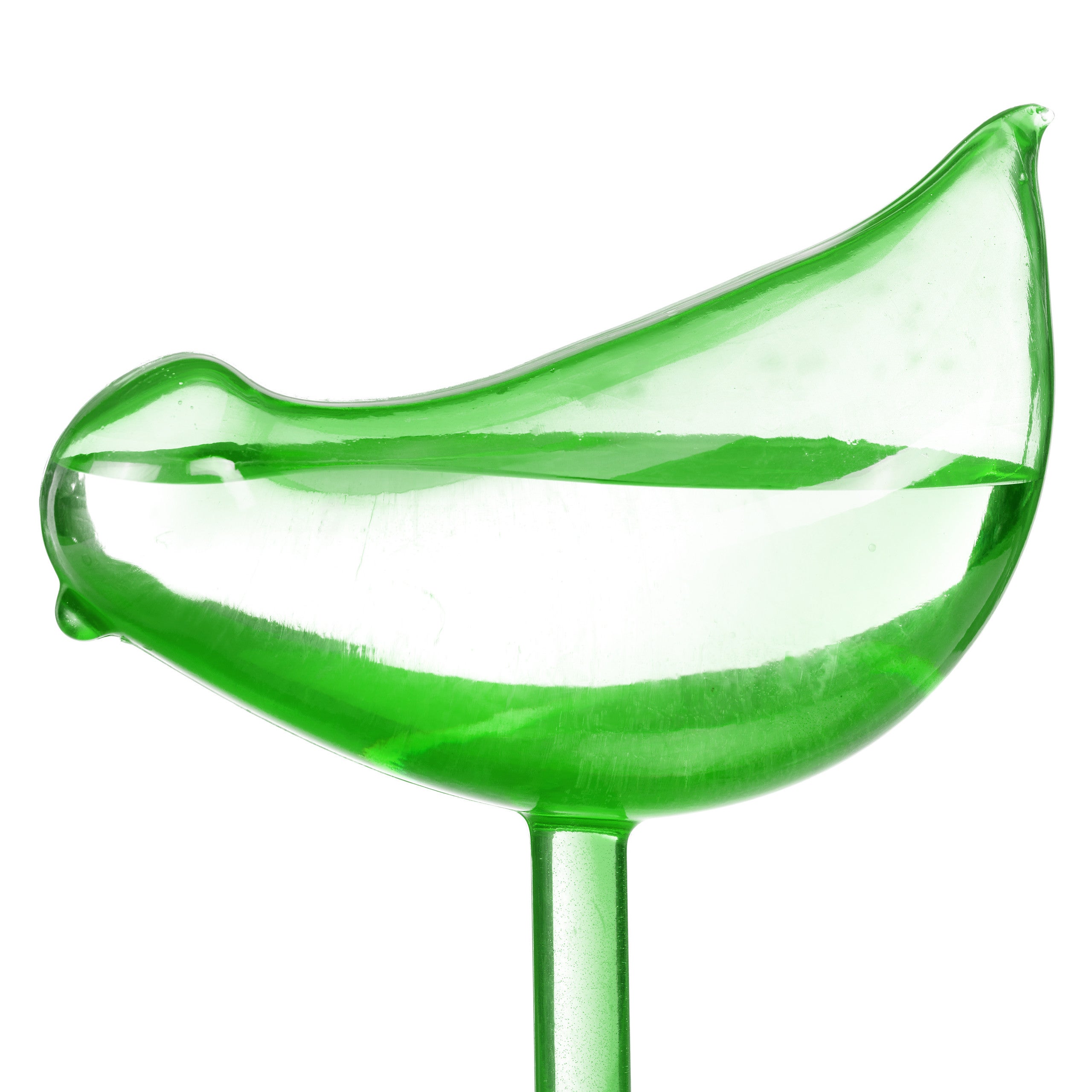 Lot de 4 boules d'arrosage automatiques, forme d'oiseau, 200 ml chacune, vert, Relaxdays - 6