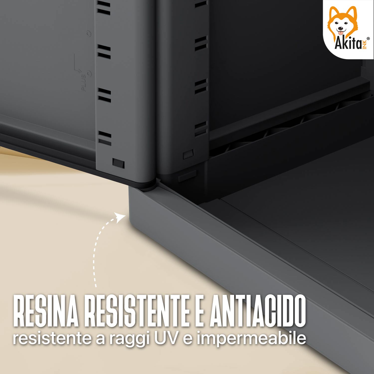 Akitaink Pattumiera Differenziata Tris Contenitori - 3