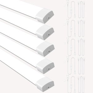 Lot De 2 Réglettes LED 120 Cm 36W 3960 Lumens – Étanche IP65, 3 Couleurs (3000K/4000K/6500K), Connectables – Idéal Garage, Cave, Atelier