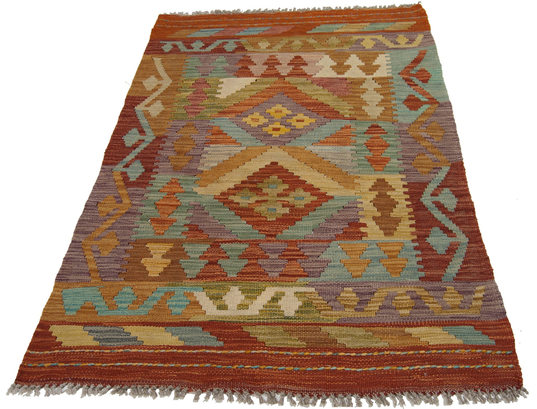 Authentik Kilim Kelem Oryginalny Ręcznie Robiony Klasyczny 123x83 CM