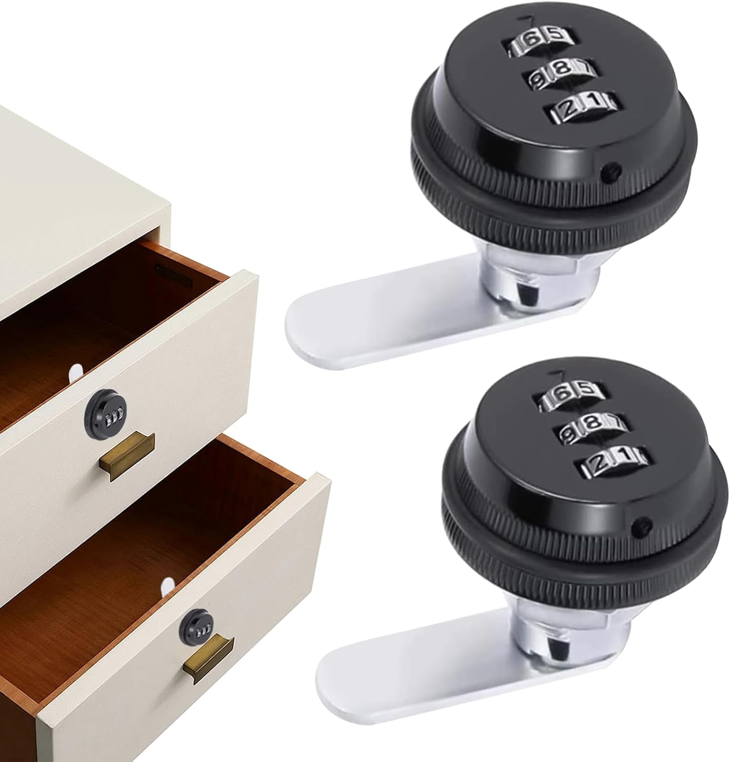 5 Sets De Serrure à Bille Pour Tiroir - Porte Placard - Diamètre Bille 5mm - Uxcell