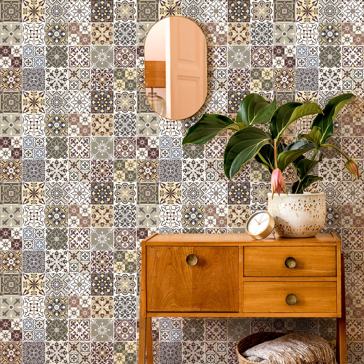 24 adesivi piastrelle azulejos javierna - Sticker adesivo - adesivi murali - 24stickers15x15cm - 6