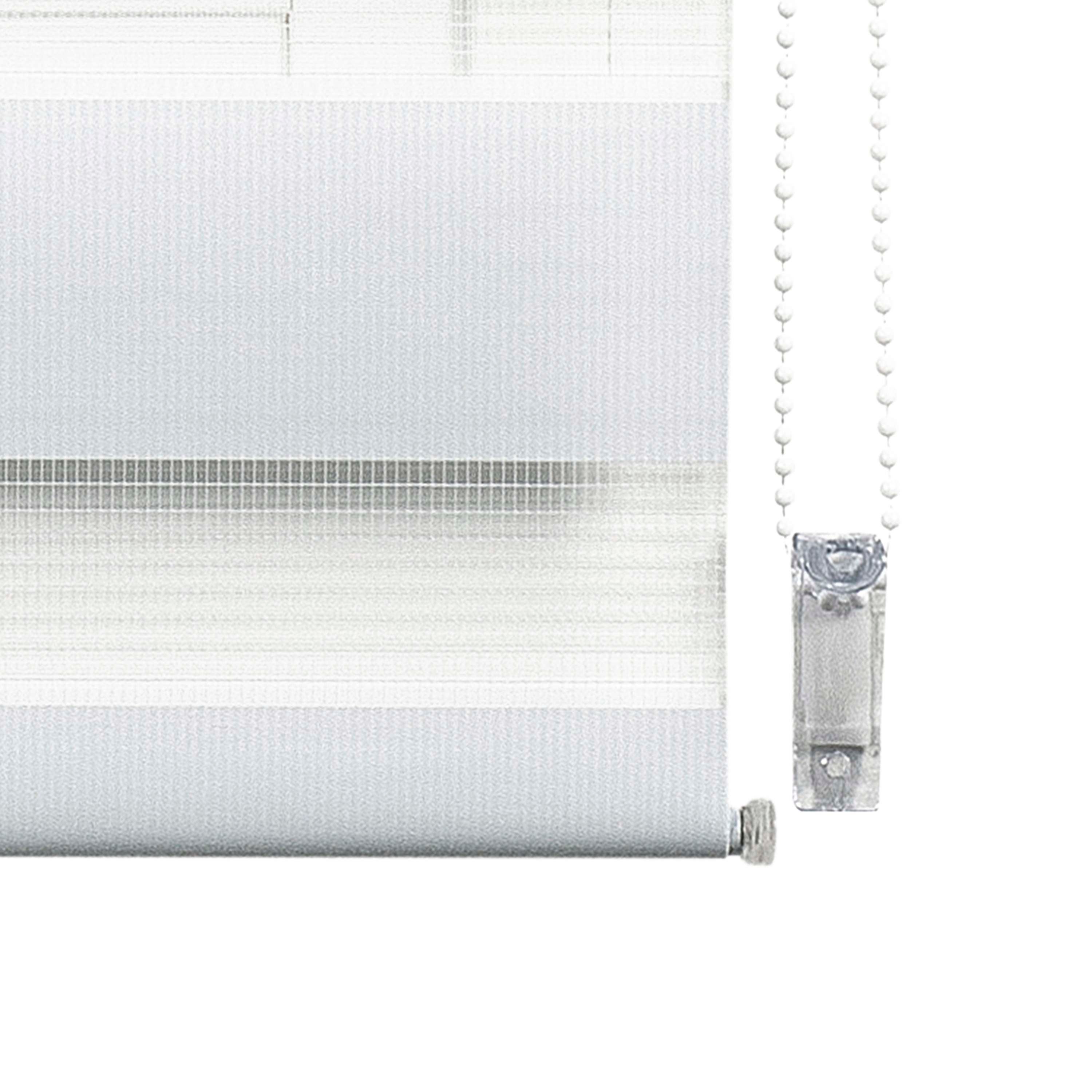 Estor de rolo EasyFix Dia/Noite, estore de instalação sem furos Branco, 120 x 180 cm - 9