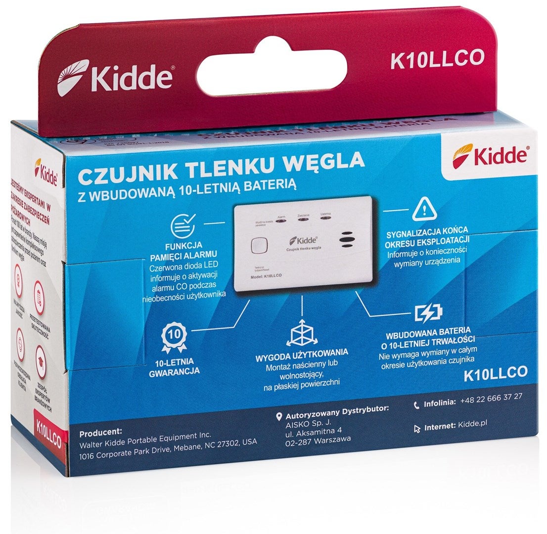 Sensor de monóxido de carbono K10LLCO KIDDE - 8