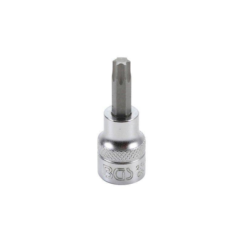 BGS Końcówka wkrętakowa do bitów z napędem kwadratowym wewnętrznym 10 mm (3/8") Profil T (do Torx) T30 - 2545