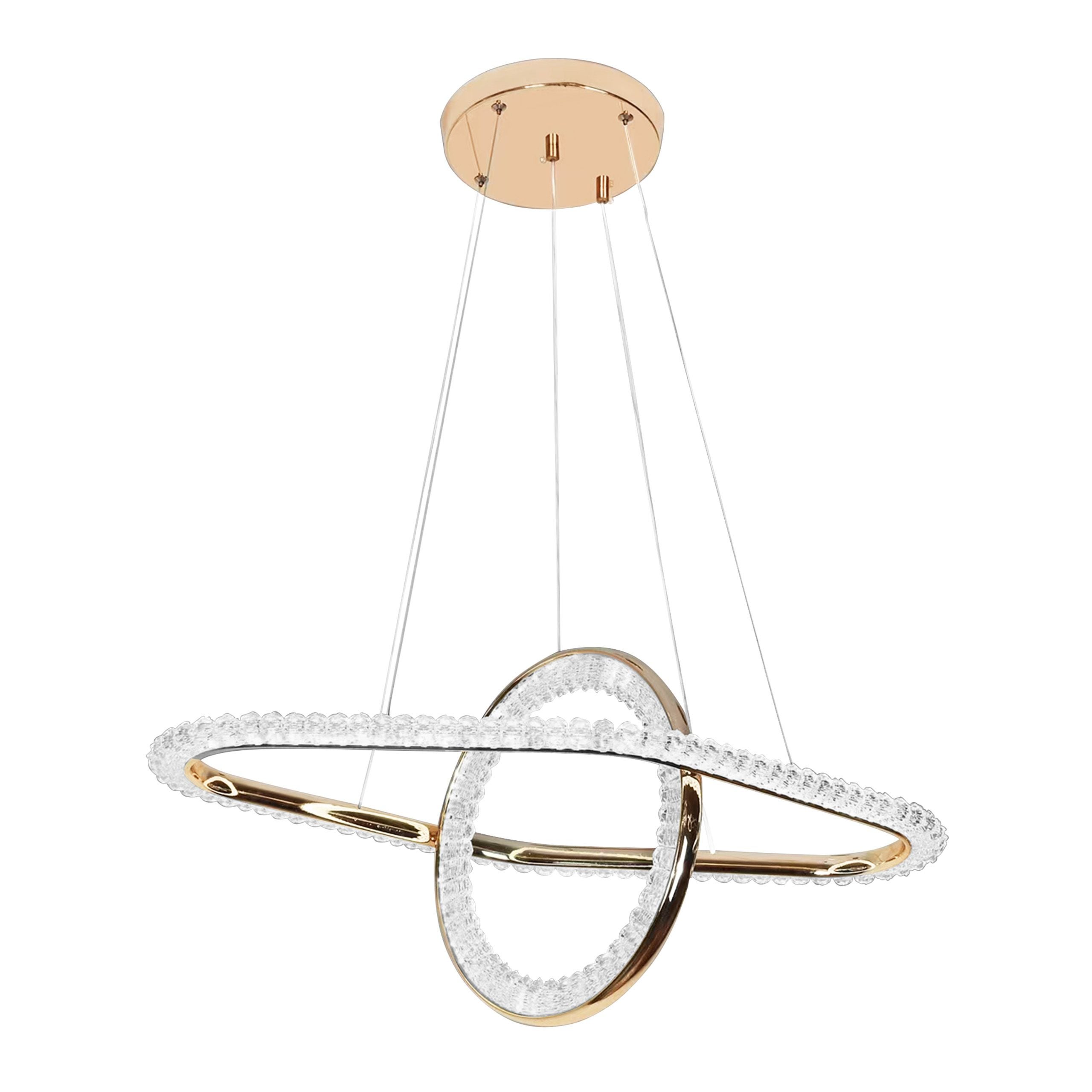 Lampa Sufitowa Wisząca Led Toolight Led G034-Cp Złoty