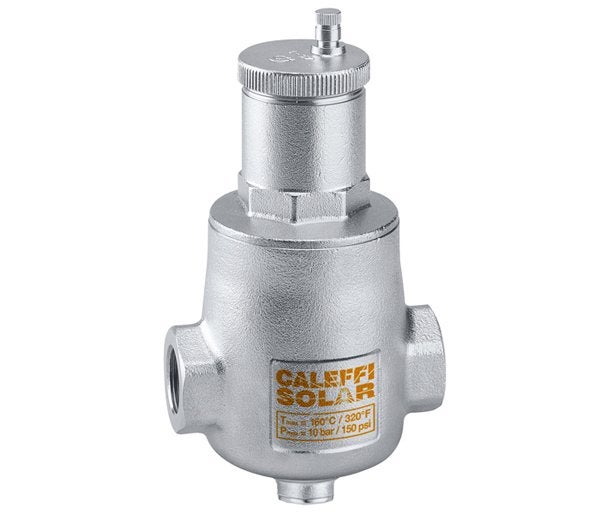 Desaireador para instalaciones solares discal® 1 f caleffi 251006