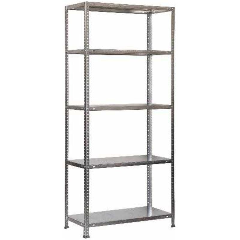 Étagère Métallique 6 Niveaux Simon Rack - Dimensions 200x110x50 Cm, Capacité 90 Kg Par Niveau, Couleur Anthracite