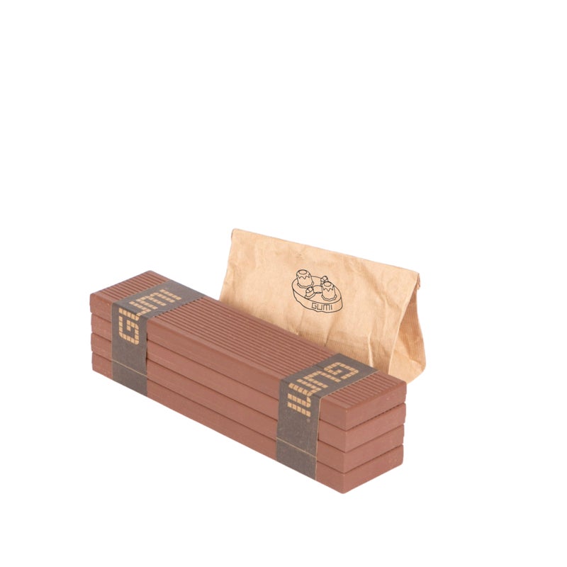 Deska Tarasowa Kompozytowa WPC Kasztan C4 33,2x8x2,1 cm GUMI - 4szt.