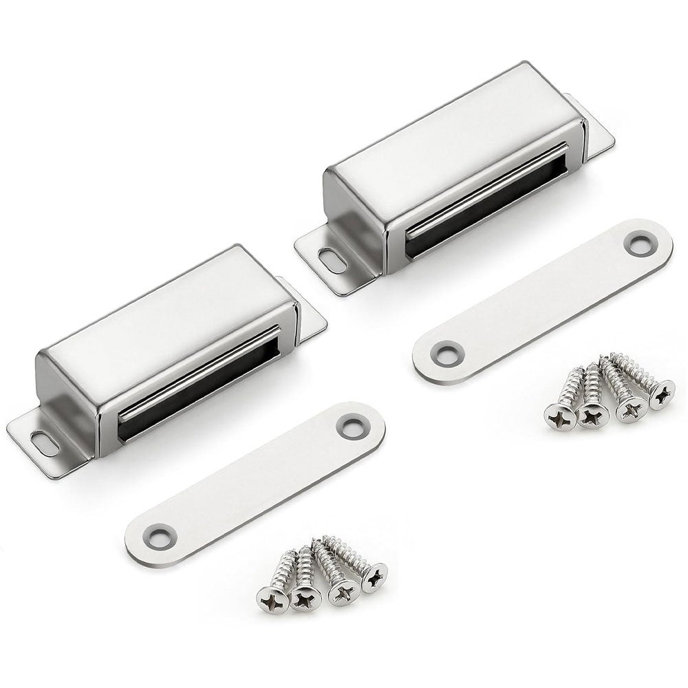 100 Boutons Magnétiques Ovales 65x45 Mm Pour Machine à Badges - Caoutchouc, INTBUYING, Neuf