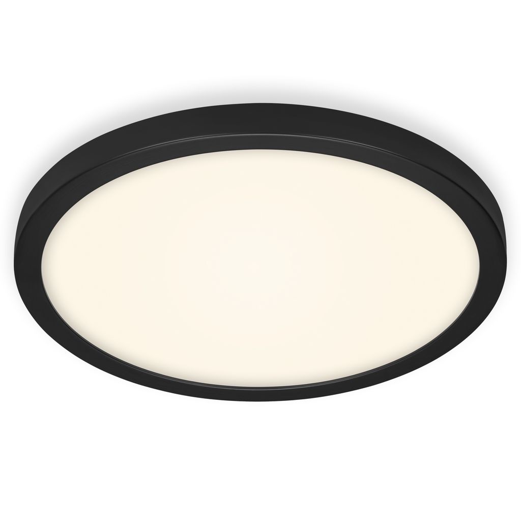Plafonnier LED BRILONER LEUCHTEN FIRE BLACK, 24,5 W, 2400 lm, IP20, noir-blanc, métal-plastique, Ø 40,5 cm - 4