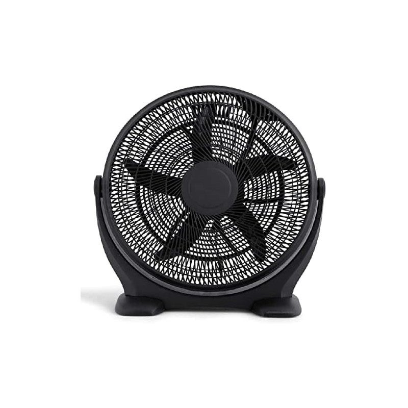 RELAX4LIFE Ventilateur de Sol Industrel Dia.60CM 180W 3 Vitesses, Ventilateur à Tambour 24 Pouces Mobile avec Poignée pour Magasin/Garage/ Usine/Cuisine