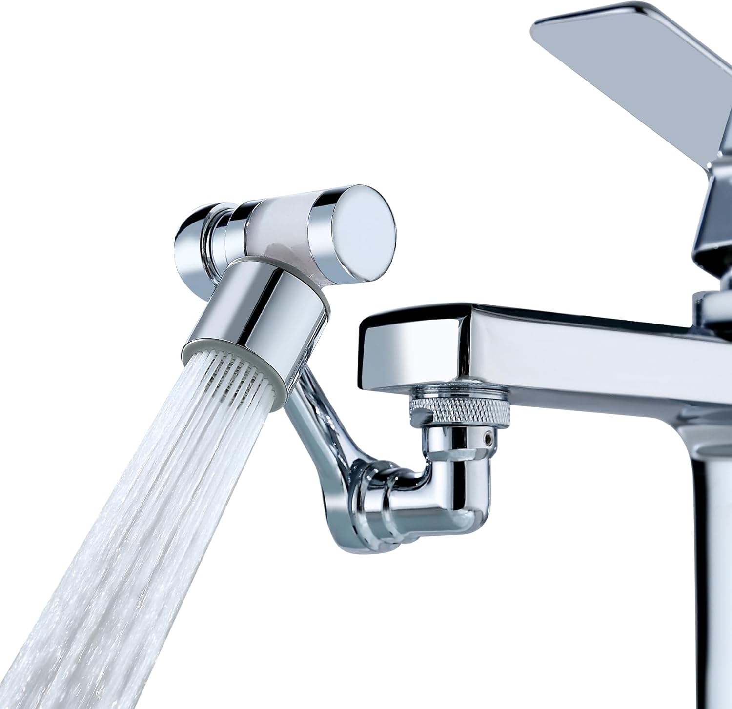 Prelungitor universal rotativ pentru robinet cu filtru, extensie pentru robinet de chiuvetă din alamă, extensie pentru robinet de baie