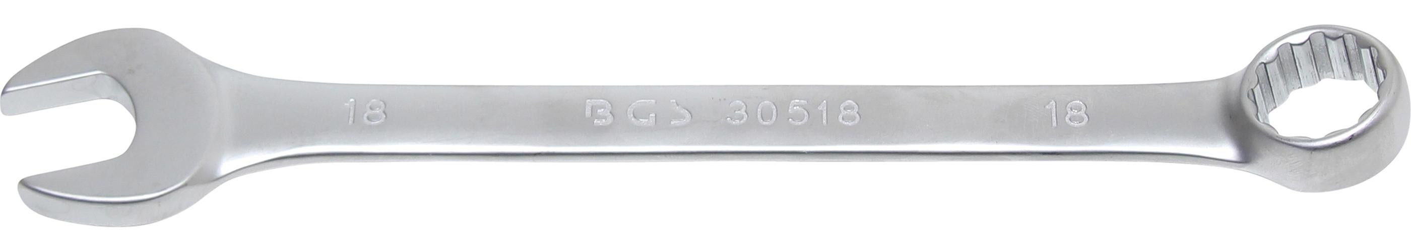 Klucz płasko-oczkowy BGS SW 18 mm - 30518