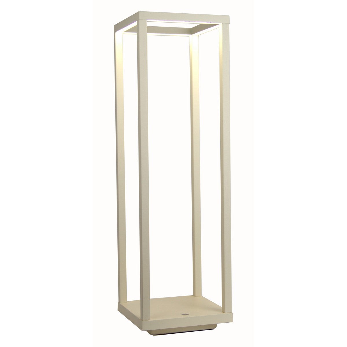 Akumulatorowa Lampa Stołowa Lea, Metal, Biały, Majestic