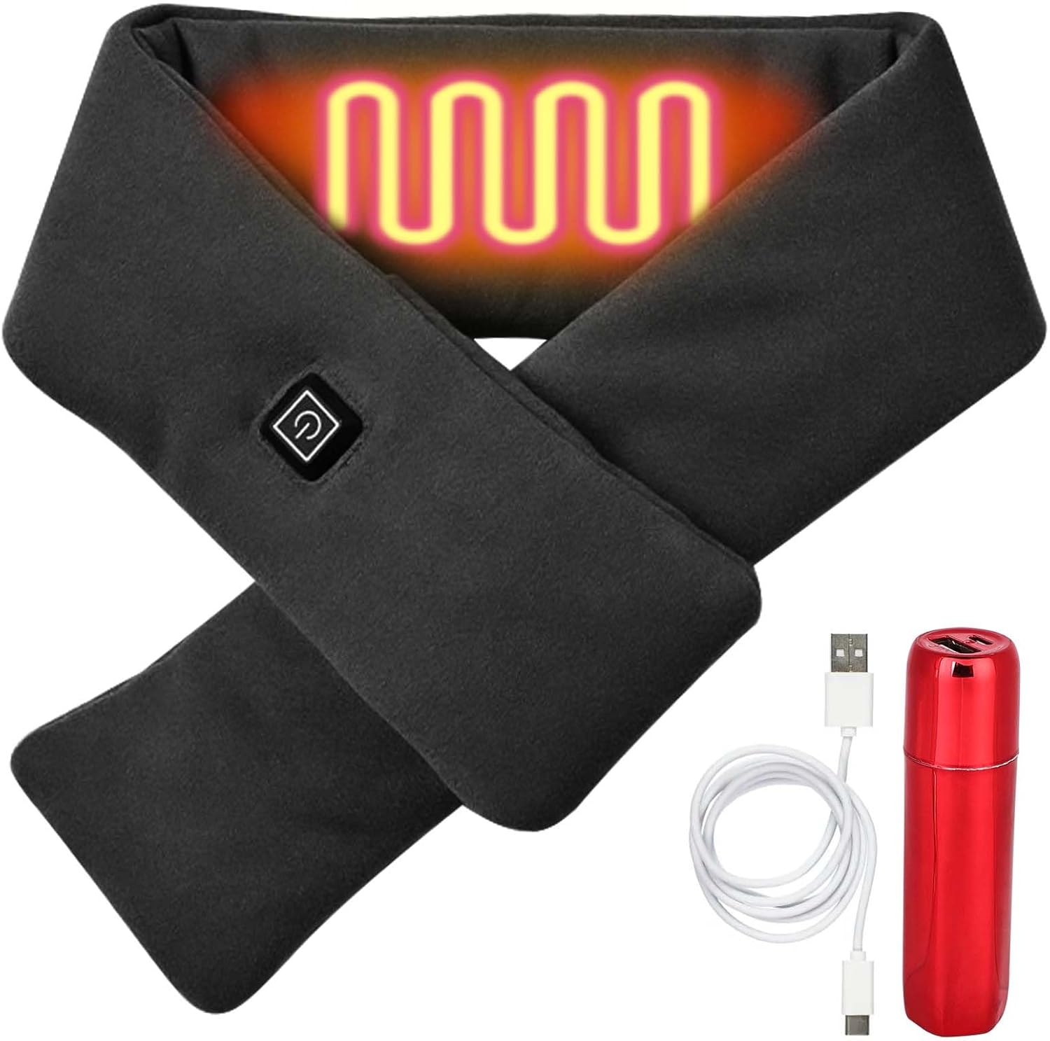 Coperta Elettrica, Sciarpa Riscaldata USB, Poncho Riscaldato Elettrico, Coperta Con 3 Impostazioni Di Calore E 3 Timer 279 X 445 Cm 88434549