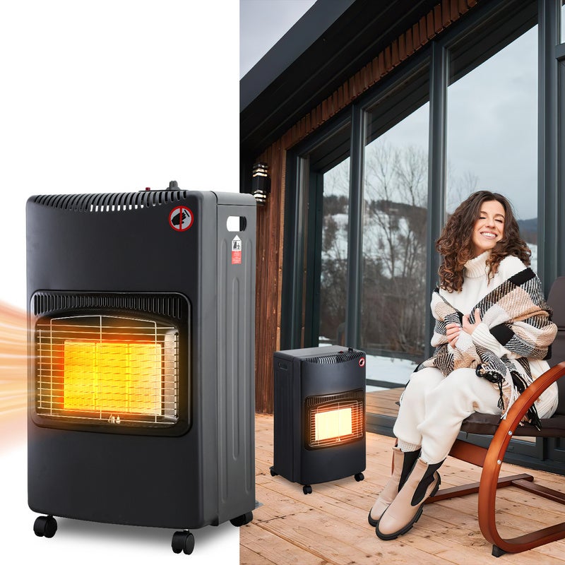 PHönix PH-100 Radiateur à gaz 1,7 kW en céramique pour camping sac