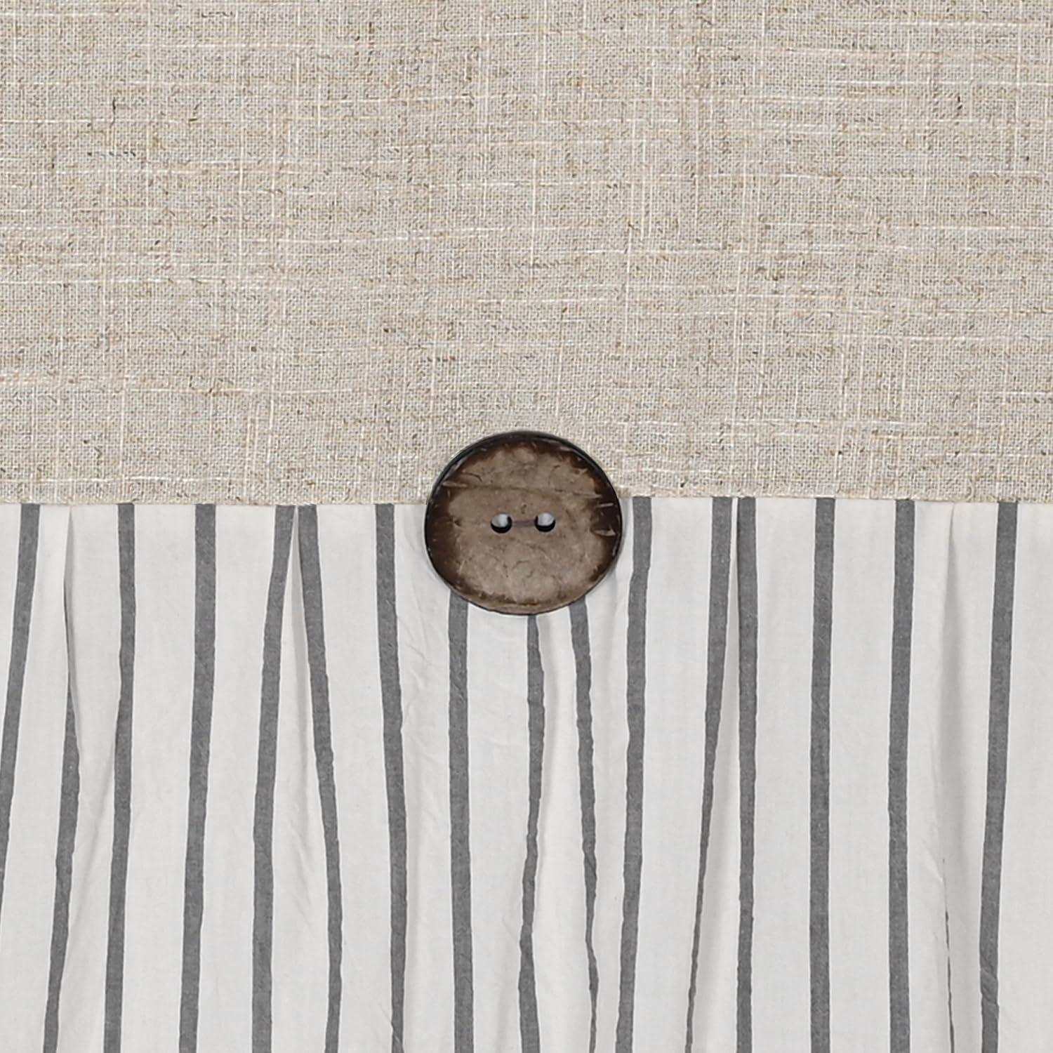 Coxila Tenda da doccia in stile rustico, 91 x 182 cm, stile rustico, stile rustico, legno, stile western, vintage, cancello in legno, casa, bagno, tessuto in poliestere, confezione da 7 ganci