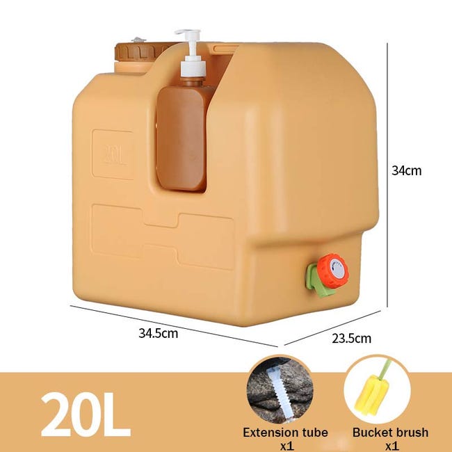 Porta Acqua Outdoor 10l Contenitore Acqua Pieghevole Hsthe Sea - 10L Con Rubinetto Per Campeggio Porta Acqua Campeggio - Foto 8