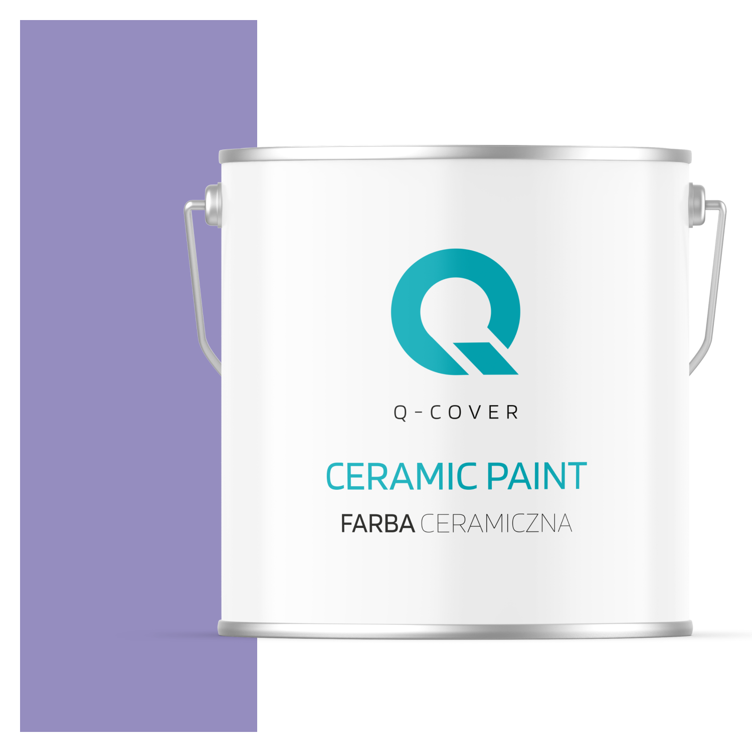 Farba Ceramiczna Do Ścian i Sufitów Q-Cover Lawendowy H2629 Głęboki Mat 5L