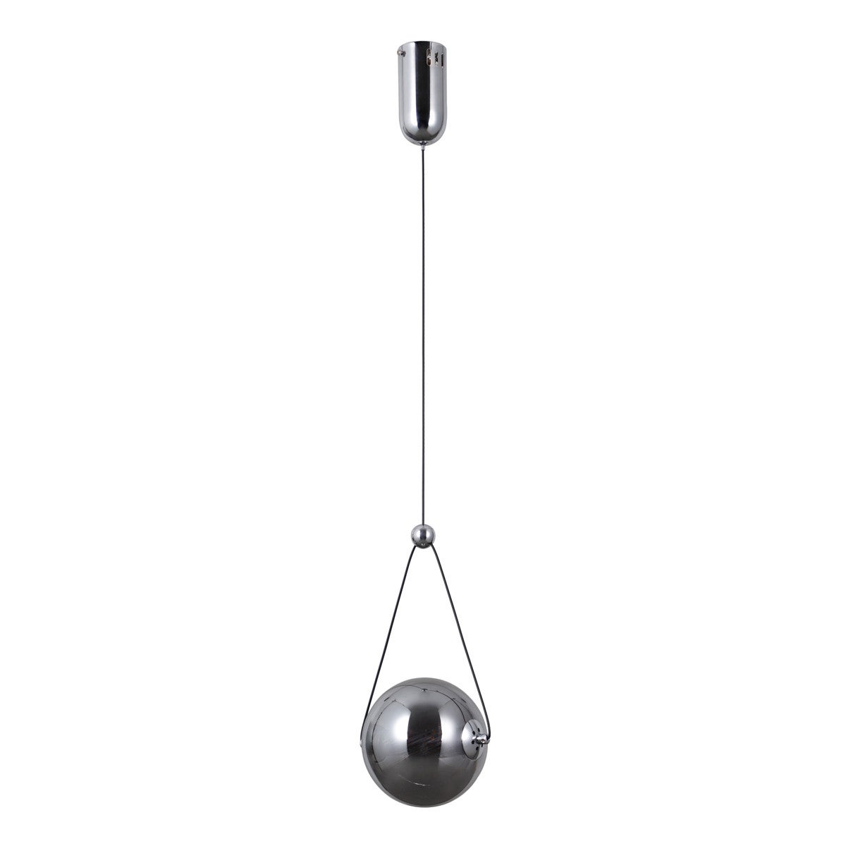Lampa wisząca RASTIA LED 6W Ciepła biel 180lm chromowana dymiona wym: 120 x 15 x 15 cm Italux
