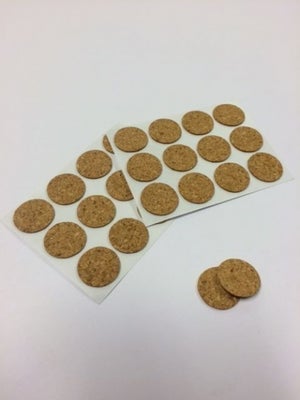 2000 Pastilles Adhésives En Liège 10mm - Antidérapantes, Protection Meubles, épaisseur 1.5mm
