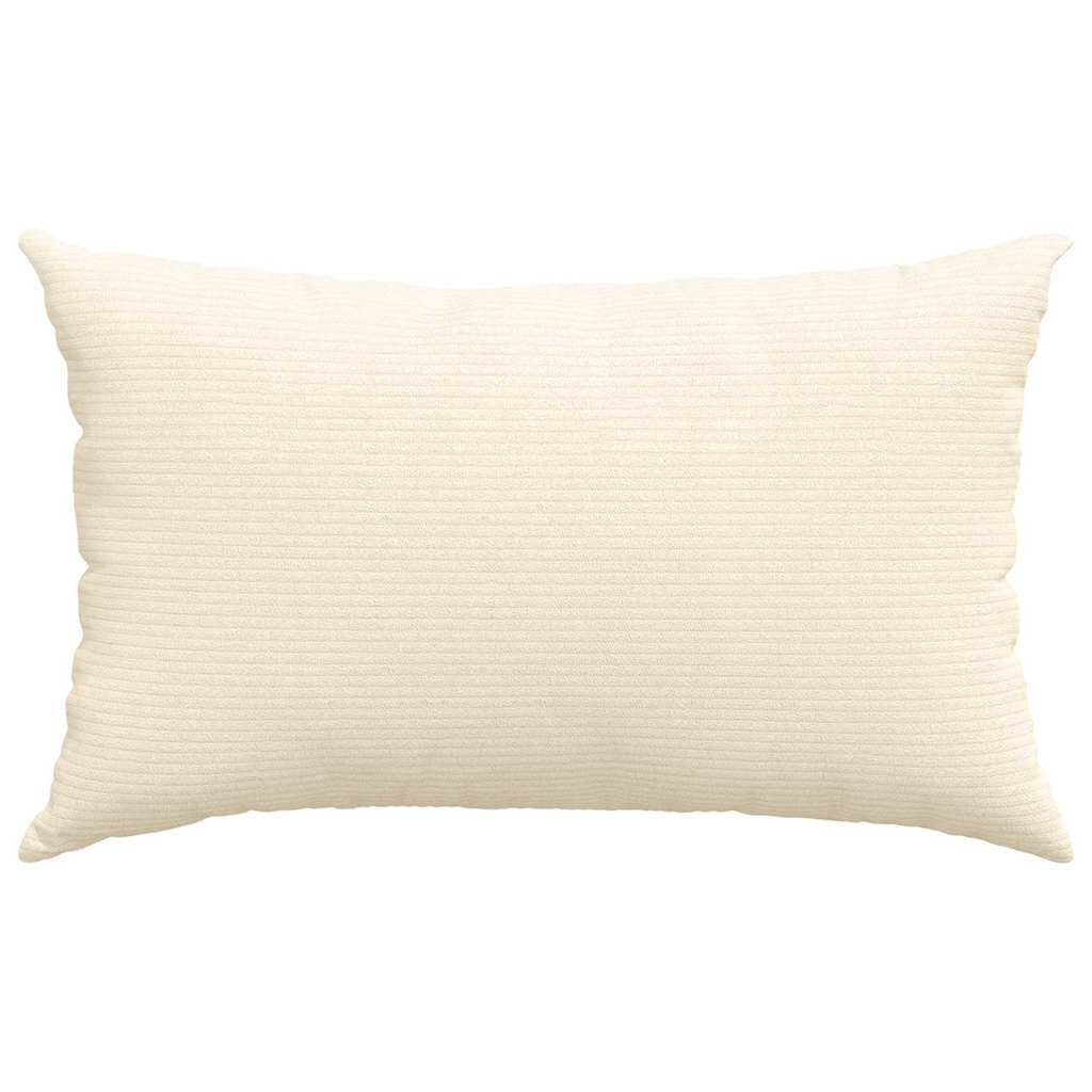 vidaXL Coussins de canapé 2 pcs Crème 50 x 30 cm - 6