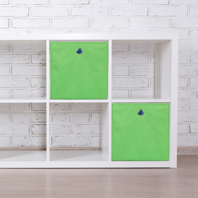 HNZIGE Set Di 4 Cubi Portaoggetti In Tessuto Per Mensole 30 X 30 Cm Cestini U 958646 HNZIGE Set Di 4 Cubi Portaoggetti In Tessuto Per Mensole 30 X 30 Cm Cestini U 958646