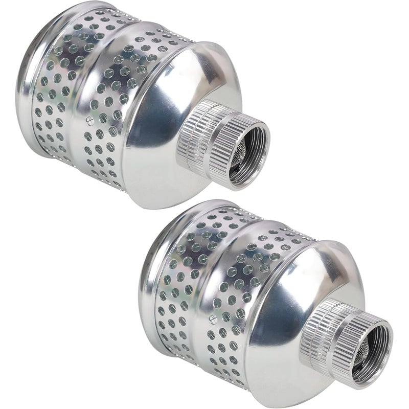 Zestaw 2 głowic zraszaczy bąbelkowych, aluminiowa dysza przelewowa do delikatnego podlewania, odpowiednia do roślin, ogrodów, trawników i podwórek