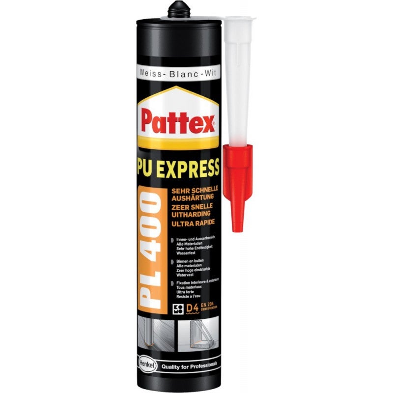 Pattex Colle PL 400 PU Express 300 ml (Par 12) | Leroy Merlin